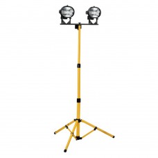 Twin Halogen Tripod Site Light 110v